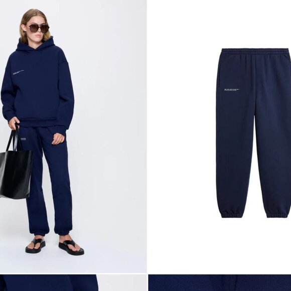 Pangaia 365 Heavyweight Organic Cotton Jogger Sweatpants XXL Blue Comfy Pockets - Picture 1 of 11